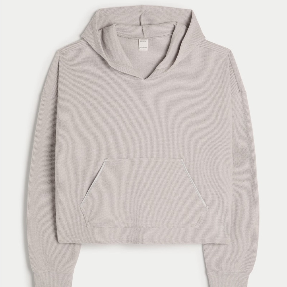 Aerie waffle knit hoodie size small